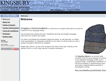 Tablet Screenshot of kingsbury.at